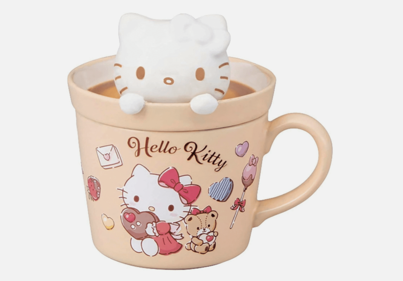 Sanrio Latte Art Mug Hello Kitty4k